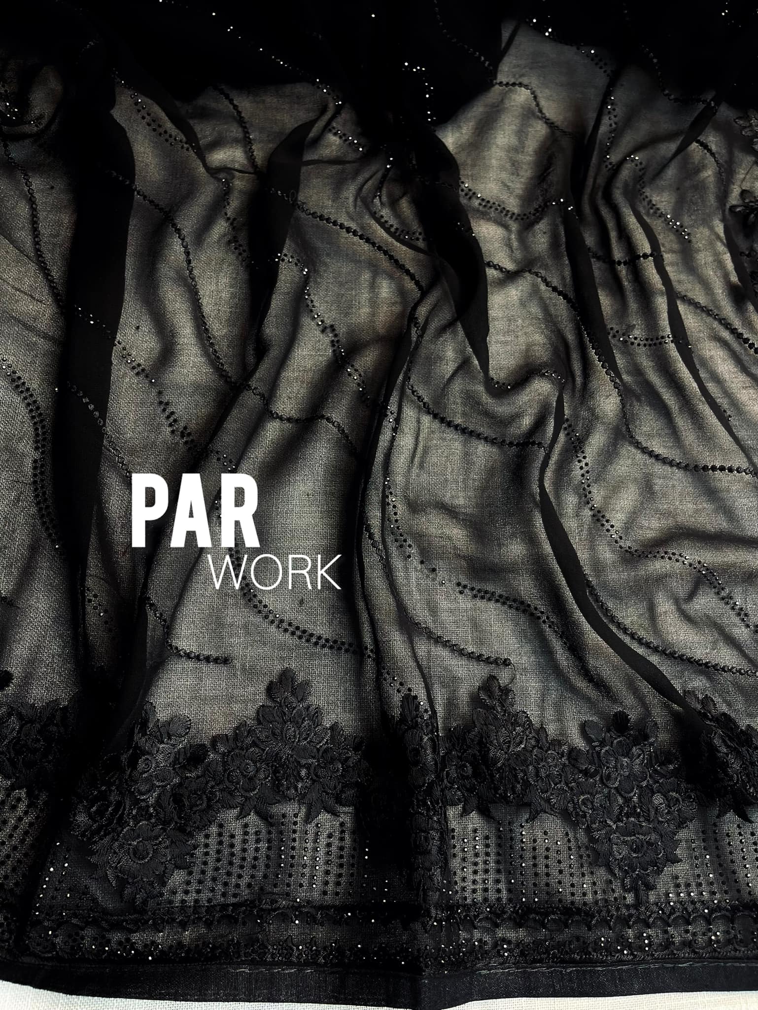 Black fancy saree🖤 - Image 5